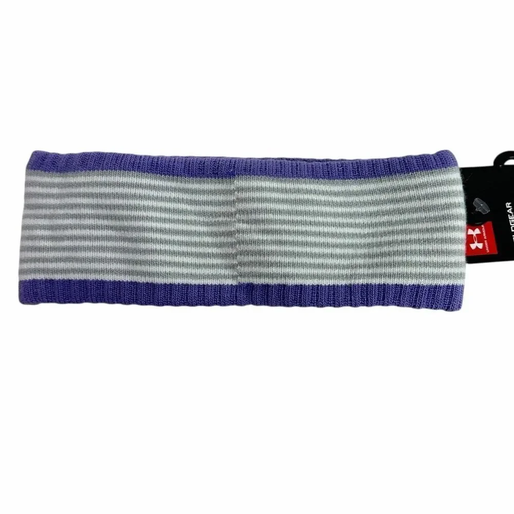 Under Armour Girls Ear Muff Purple Gray